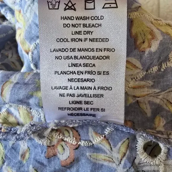 Anthropologie dRA Los Angeles Yara Eyelet Floral Dress - Picture 9 of 14